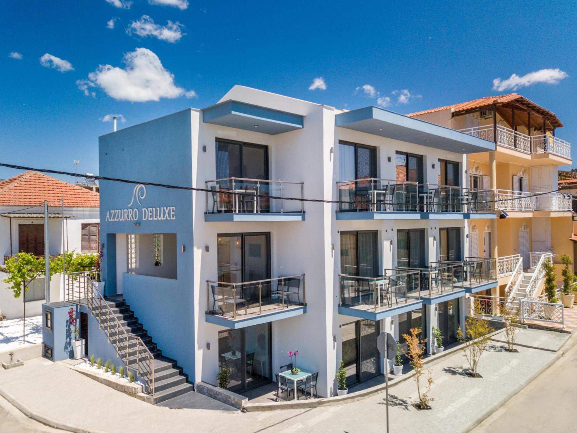 New Azzurro Deluxe Otel Limenaria  Dış mekan fotoğraf